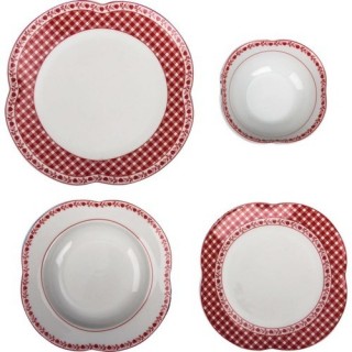 Aryıldız Orient Rouge 24 Parça Yemek Takımı