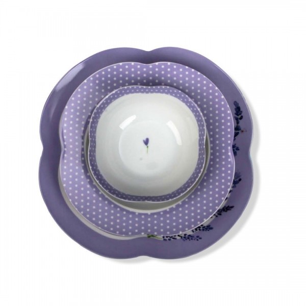 Aryıldız Orient Lavander 24 Parça Yemek Takımı