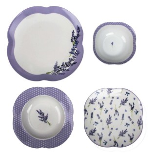 Aryıldız Orient Lavander 24 Parça Yemek Takımı