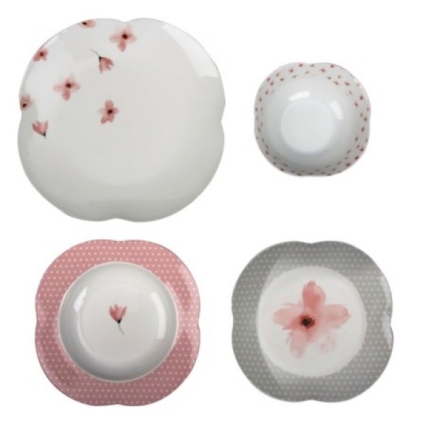Aryıldız Orient Jasmine 24 Parça Yemek Takımı
