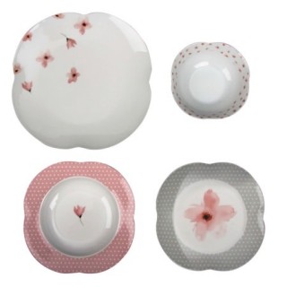 Aryıldız Orient Jasmine 24 Parça Yemek Takımı