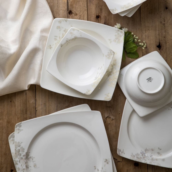 Emsan Fine Bone Estella 24 Parça Yemek Takımı
