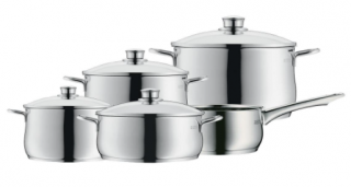 WMF Diadem Plus 9 Parça Çelik Tencere Seti