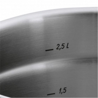 WMF Function 4 Kapklı Çelik Kısa Tencere 24 cm