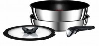 Tefal Titanium Ingenio Preference 4 Parça Çelik Tencere ve Tava Seti resim