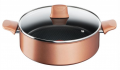 Tefal Titanium Chef Caramella Kısa Tencere 28 Cm resim