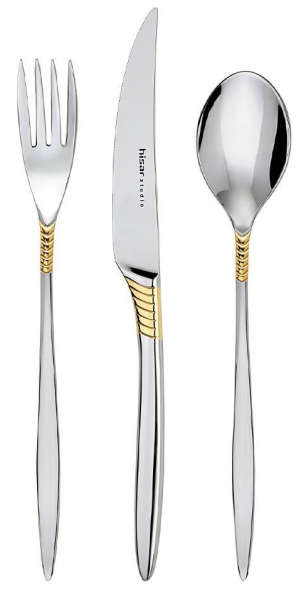 Hisar Mamba Gold 84 Parça Çatal Kaşık Bıçak Takımı