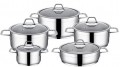 Taç Bengü Classic 10 Parça Çelik Tencere Seti resim