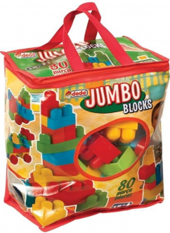 Dede 1376 Jumbo Blocks 80 Parça