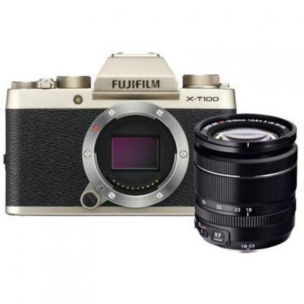 Fujifilm X-T100 18-55mm Aynasız Fotoğraf Makinesi (18-55 mm)
