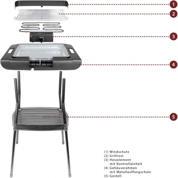 Clatronic BQS 3508 Elektrikli Izgara