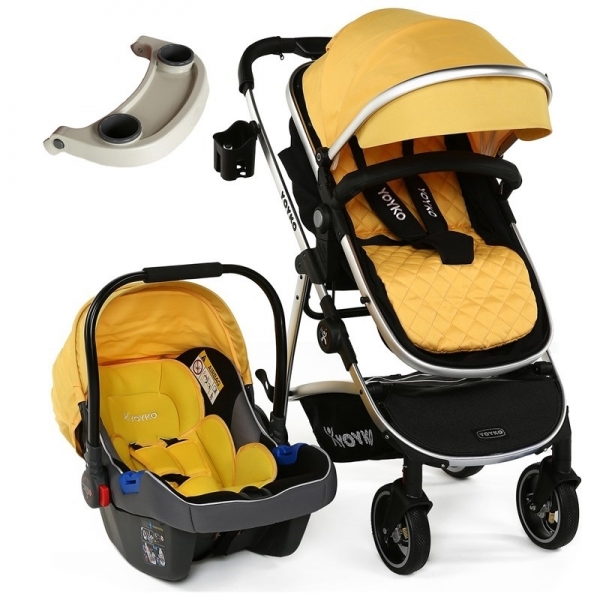 Yoyko City Silver Şase Travel Sistem Bebek Arabası