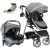 Yoyko City Silver Şase Travel Sistem Bebek Arabası