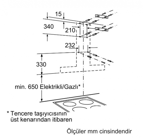 Siemens LC954BA30 Davlumbaz