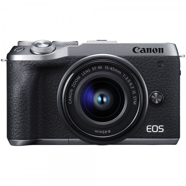Canon EOS M6 Mark II 15-45mm Aynasız Fotoğraf Makinesi (15-45 mm)