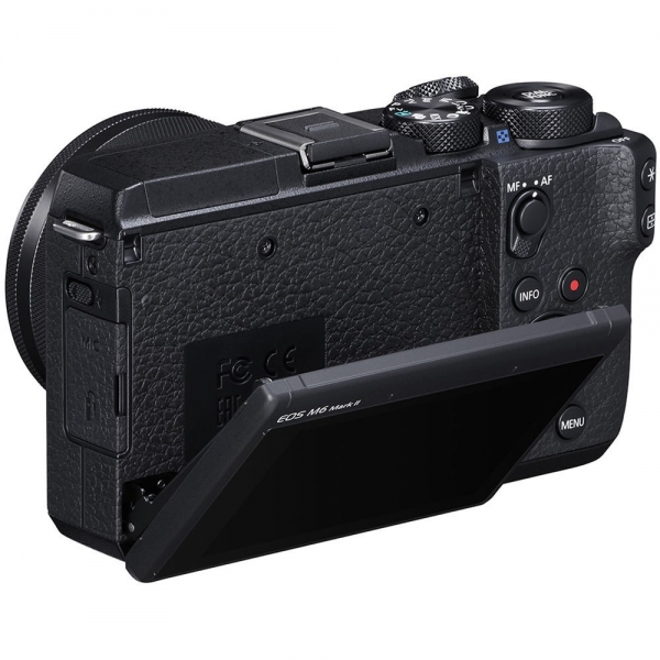 Canon EOS M6 Mark II 15-45mm Aynasız Fotoğraf Makinesi (15-45 mm)