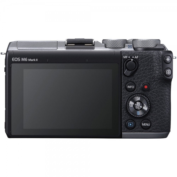 Canon EOS M6 Mark II 15-45mm Aynasız Fotoğraf Makinesi (15-45 mm)