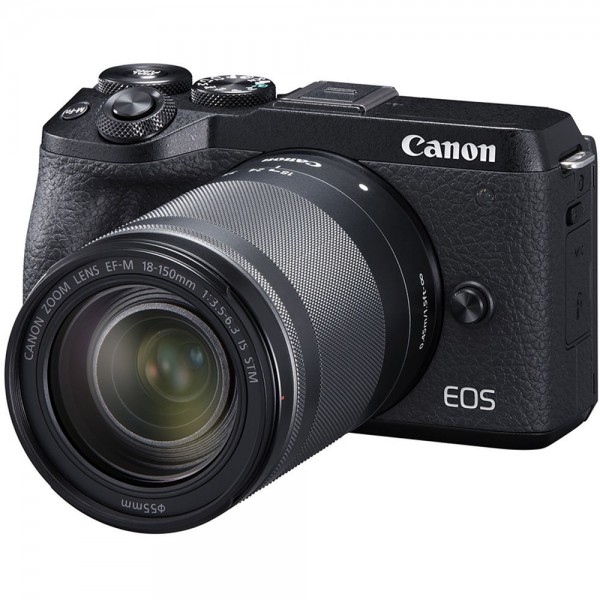 Canon EOS M6 Mark II 18-150mm Aynasız Fotoğraf Makinesi (18-150 mm)