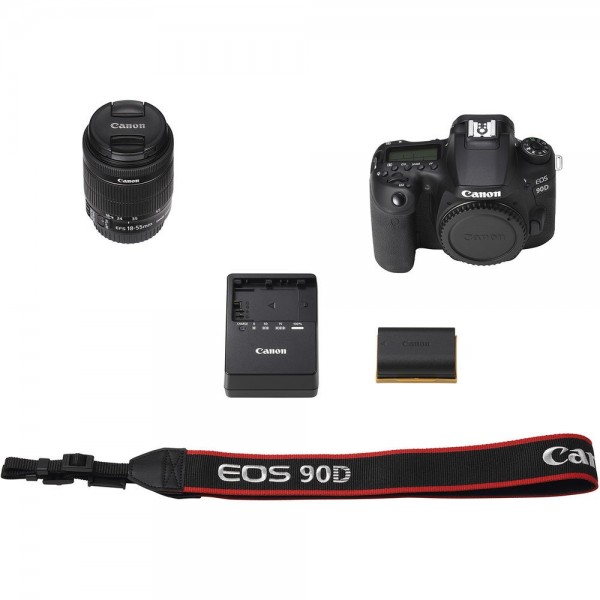 Canon EOS 90D 18-55mm DSLR Fotoğraf Makinesi (18-55 mm)