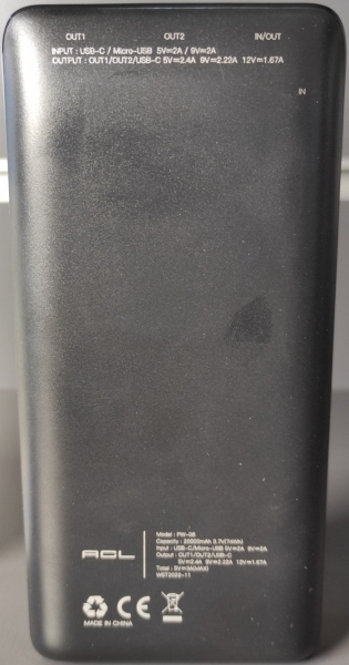 ACL PW-06 20000 mAh Powerbank