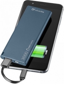 Cellularline FreePower Slim 3000 3000 mAh Powerbank