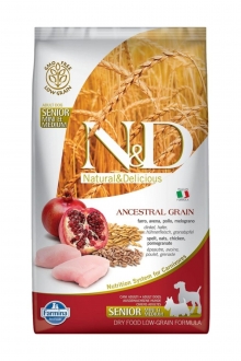 N&D Tahılsız BalKabaklı Tavuklu ve Narlı Küçük Irk 2.5 kg Köpek Maması