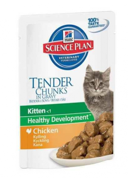 Hill's Tender Chunks Tavuklu Yavru 85 gr Kedi Maması