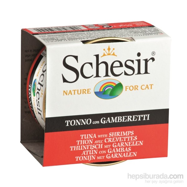 Schesir Ton Balıklı ve Karidesli 85 gr Kedi Maması