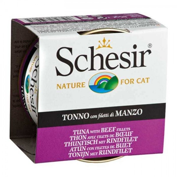 Schesir Ton Balıklı ve Kırmızı Etli Jöleli 85 gr Kedi Maması