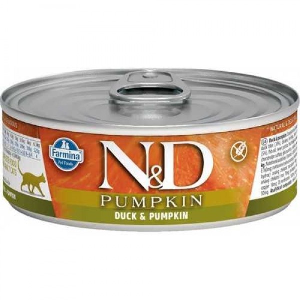 N&D Balkabaklı ve Ördekli 80 gr Kedi Maması