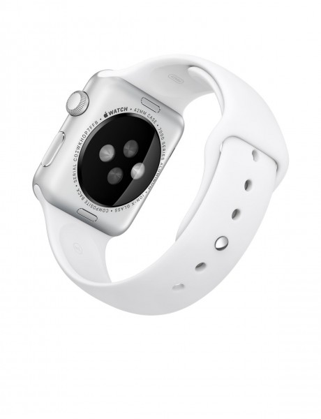 Apple Watch Sport (42 mm) Gümüş Rengi Alüminyum Kasa ve Beyaz Spor Kordon Akıllı Saat