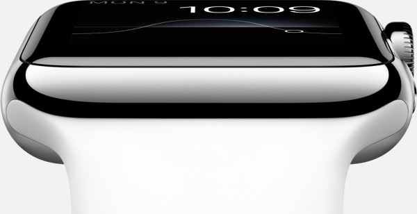 Apple Watch (38 mm) Paslanmaz Çelik Kasa ve Beyaz Spor Kordon Akıllı Saat