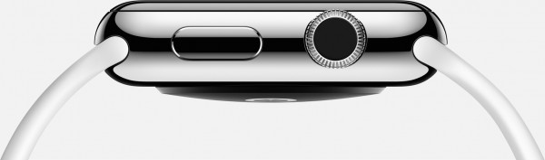 Apple Watch (42 mm) Paslanmaz Çelik Kasa ve Beyaz Spor Kordon Akıllı Saat