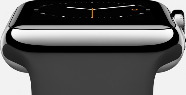 Apple Watch (38 mm) Paslanmaz Çelik Kasa ve Siyah Spor Kordon Akıllı Saat