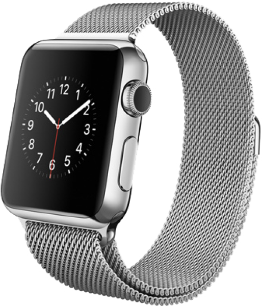 Apple Watch (38 mm) Paslanmaz Çelik Kasa ve Milano Loop Akıllı Saat