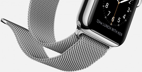 Apple Watch (38 mm) Paslanmaz Çelik Kasa ve Milano Loop Akıllı Saat