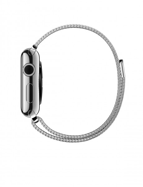 Apple Watch (38 mm) Paslanmaz Çelik Kasa ve Milano Loop Akıllı Saat