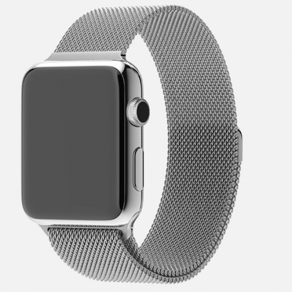 Apple Watch (42 mm) Paslanmaz Çelik Kasa ve Milano Loop Akıllı Saat