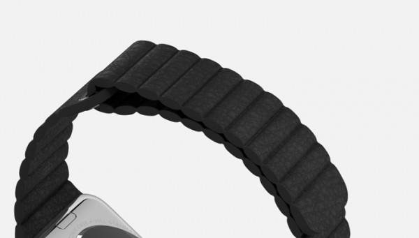 Apple Watch (42 mm) Paslanmaz Çelik Kasa ve Siyah Deri Loop Akıllı Saat