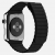 Apple Watch (42 mm) Paslanmaz Çelik Kasa ve Siyah Deri Loop Akıllı Saat