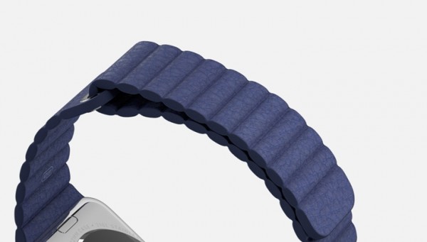 Apple Watch (42 mm) Paslanmaz Çelik Kasa ve Gece Mavisi Deri Loop Akıllı Saat