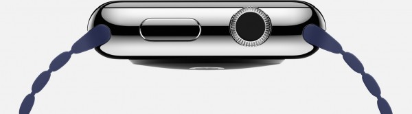 Apple Watch (42 mm) Paslanmaz Çelik Kasa ve Gece Mavisi Deri Loop Akıllı Saat