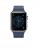 Apple Watch (42 mm) Paslanmaz Çelik Kasa ve Gece Mavisi Deri Loop Akıllı Saat