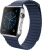 Apple Watch (42 mm) Paslanmaz Çelik Kasa ve Gece Mavisi Deri Loop Akıllı Saat