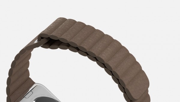 Apple Watch (42 mm) Paslanmaz Çelik Kasa ve Açık Kahverengi Deri Loop Akıllı Saat