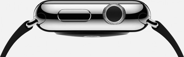 Apple Watch (38 mm) Paslanmaz Çelik Kasa ve Modern Tokalı Siyah Kayış Akıllı Saat
