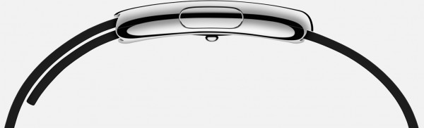Apple Watch (38 mm) Paslanmaz Çelik Kasa ve Modern Tokalı Siyah Kayış Akıllı Saat