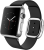 Apple Watch (38 mm) Paslanmaz Çelik Kasa ve Modern Tokalı Siyah Kayış Akıllı Saat