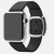 Apple Watch (38 mm) Paslanmaz Çelik Kasa ve Modern Tokalı Siyah Kayış Akıllı Saat