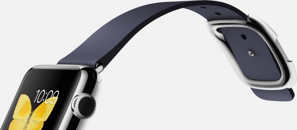 Apple Watch (38 mm) Paslanmaz Çelik Kasa ve Modern Tokalı Gece Mavisi Kayış Akıllı Saat
